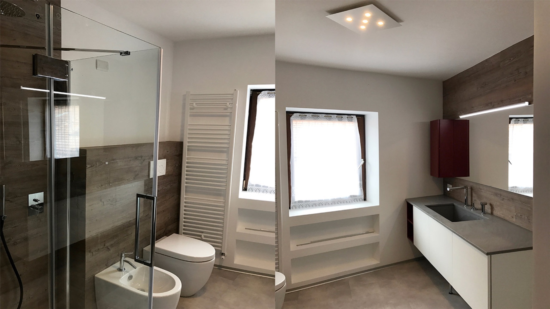 Bagno completamente rinnovato a Roncone